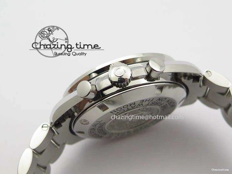 0406 Speedmaster MoonWatch Black Dial On SS Bracelet Seasonal 8228